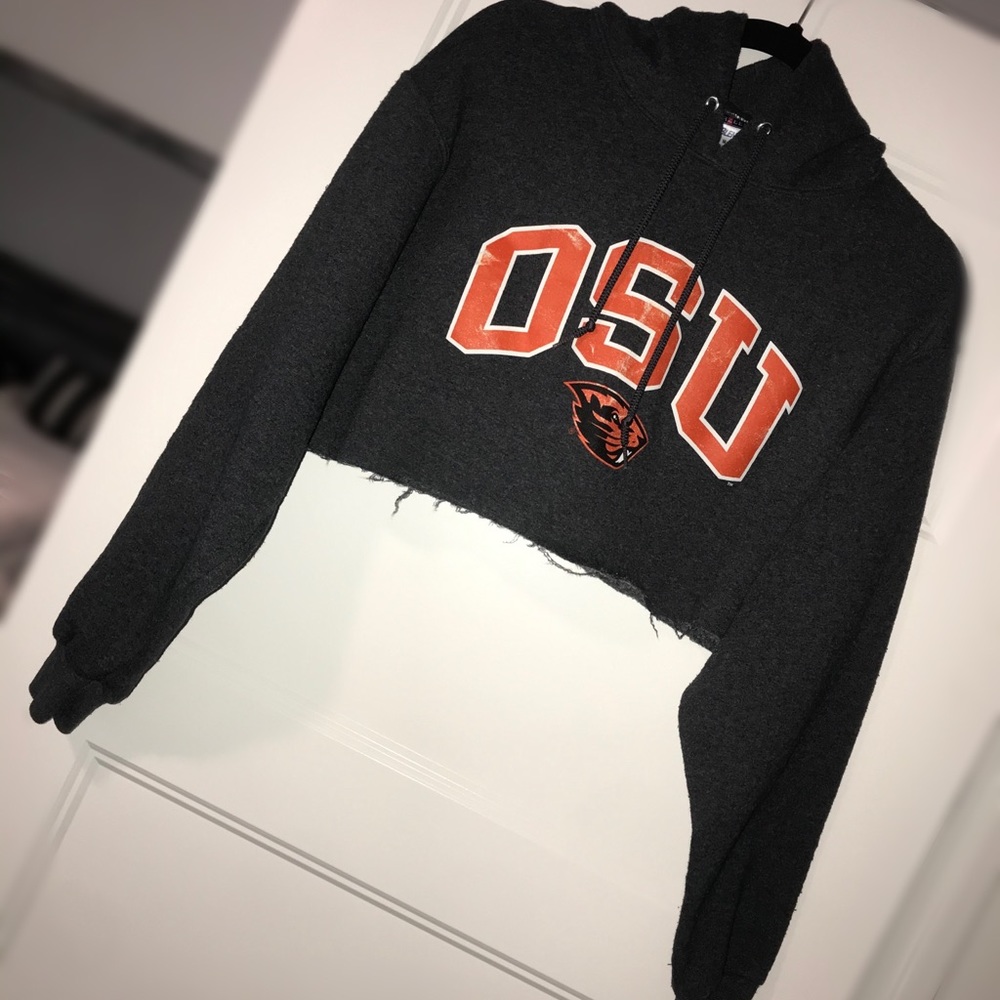 Cropped OSU hoodie